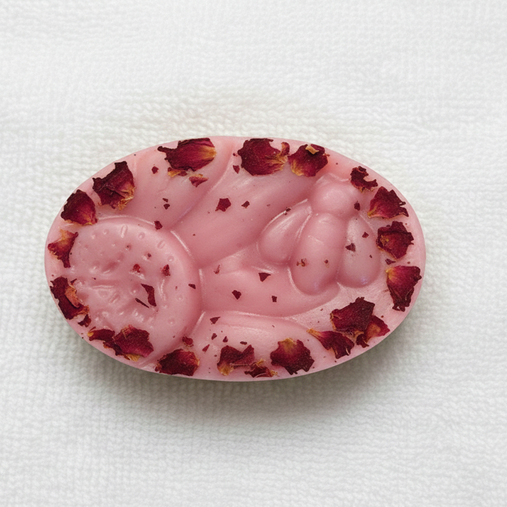 Blush & Bloom: Handcrafted Rose Petal Soap Set of 5 - View 2